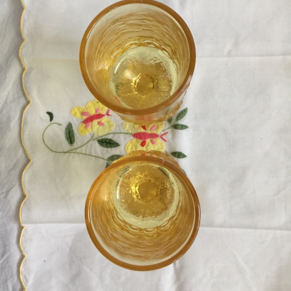 VTG Franciscan Madeira Cornsilk Yellow Glasses! - Picture 2 of 5